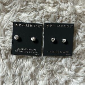 Sterling silver earrings